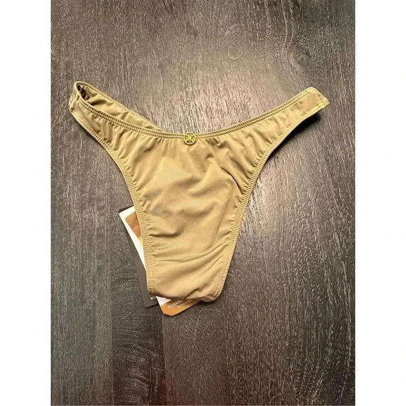 Revolve Vix by Paula Hermanny Giulia swim Bottom in Ambra Pistachio Sz M - Picture 3 of 4